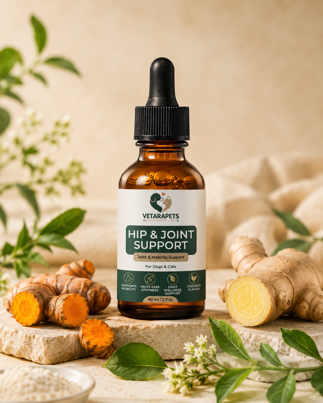 Hip & Joint Support Drops product facts, ingredients, dosage chart and benefits